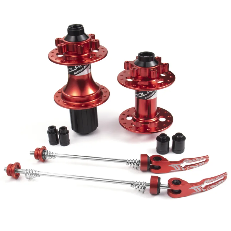 

Bolany MTB Road Bike Hub Aluminum Alloy 32 Holes 8-11 Speed Quick Release Thru-Axle Disc Brake Hub Hg Freewheel Bike Part