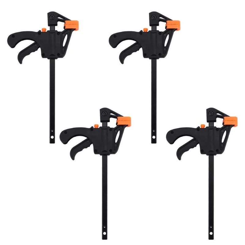 

New Woodworking Work Bar Mini F Clamp Clip Set Hard Quick Ratchet Release Clip DIY Carpentry Hand Tool Gadget Woodworking Clamp