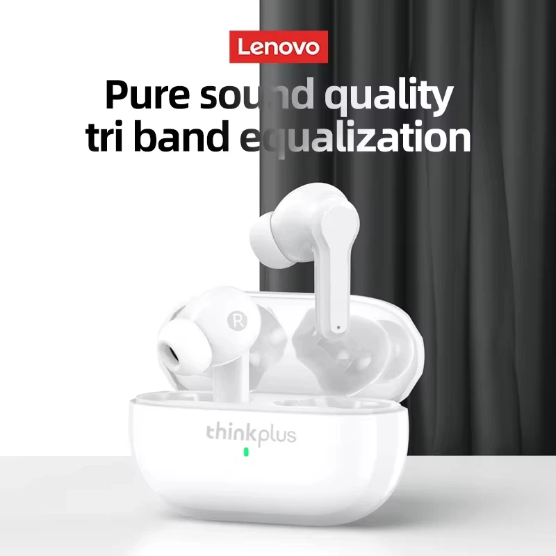 Беспроводные Bluetooth-наушники Lenovo LP1S TWS Pro 6 для спорта и музыки с шумоподавлением, HD-звонками и игровой гарнитурой для мужчин и женщин (art.: 3920d901eb52d) - 3920d901eb52d