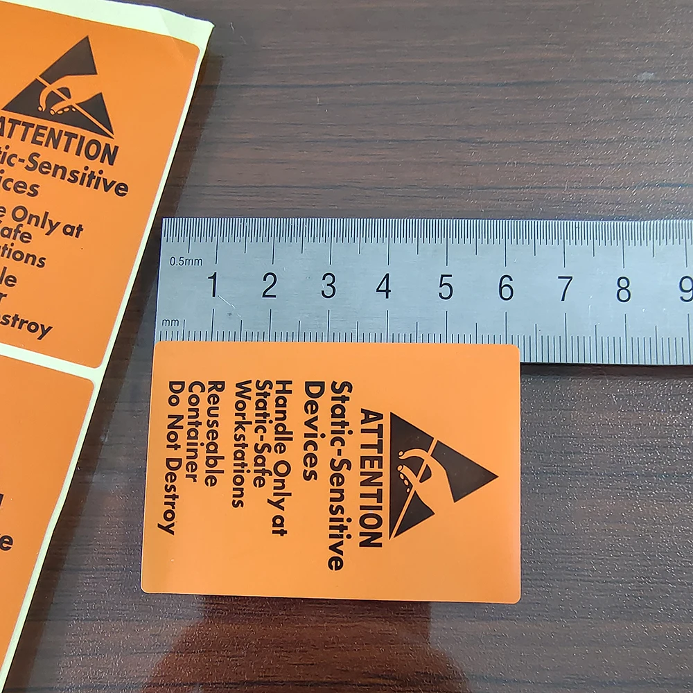 

100 наклеек CAUTION STATIC SENSITIVE DEVICES XMYLNG