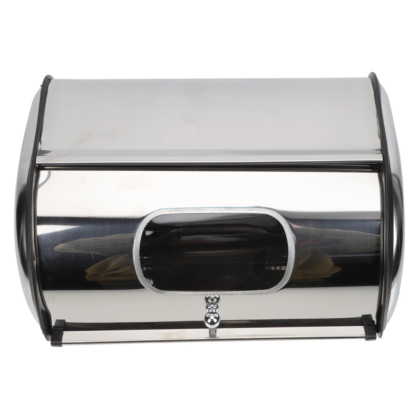 

Bread Box Kitchen Containerstorageholder Roll Stainless Countertop Bin Bins Keeper Metalsteellidwith Large Organizer Function