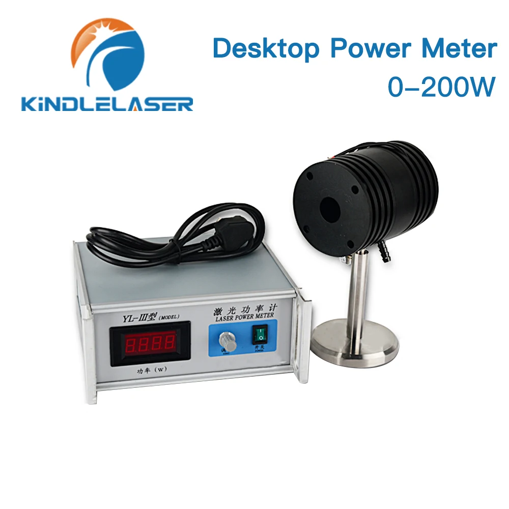 KINDLELASER Desktop CO2 Laser Power Meter Test Range 0-200W Use Wavelength 10.6um Input Voltage AC 220V Modle YL-S-III