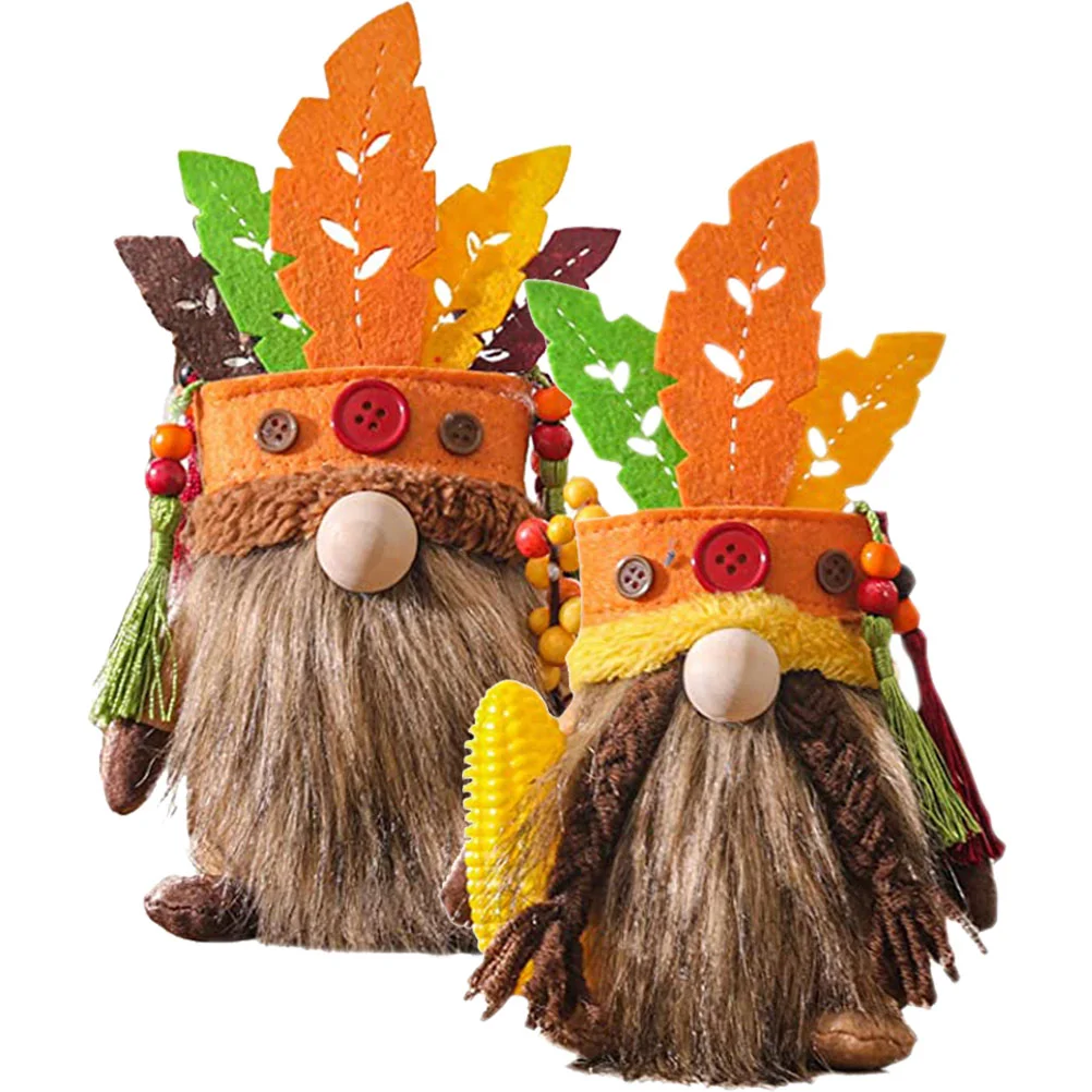 

Gnome Decor Thanksgiving Fall Table Autumn Tray Tiered Dwarf Centerpiece Filler Bag Goodie Party Favor Farmhouse Ornament