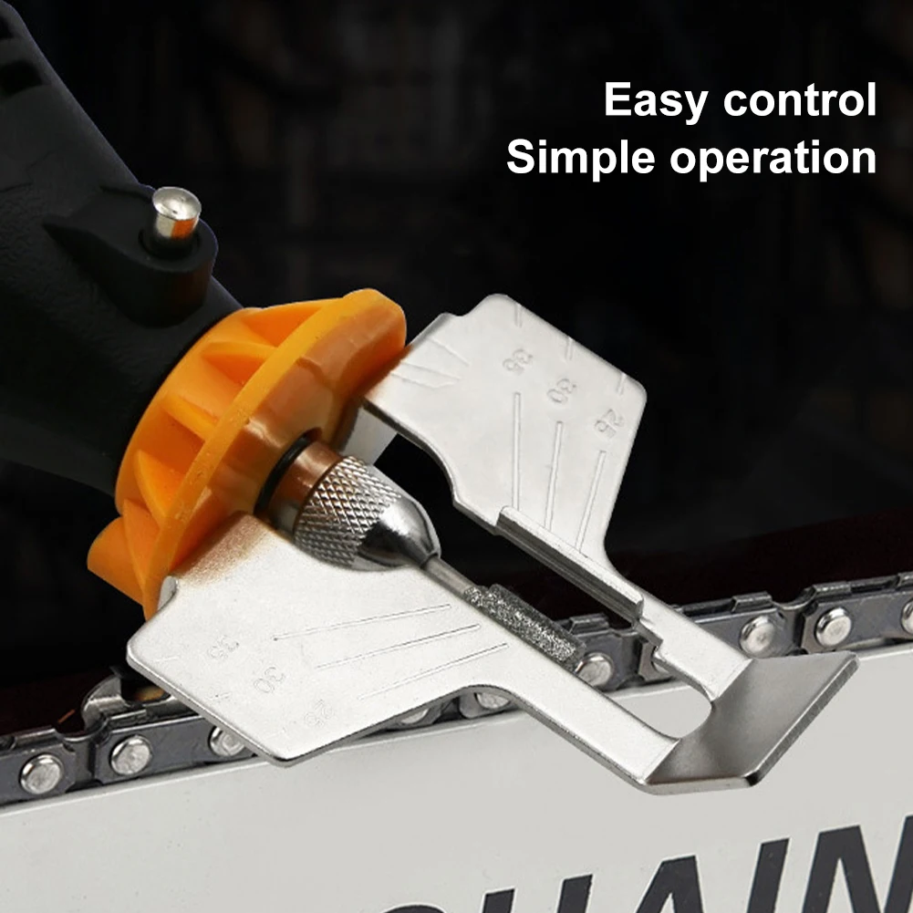 

Electric Chainsaw Sharpening Kit Grinder Sharpening Polishing Attachment Set Saw Chains Tool Drill Rotary Accessories Set