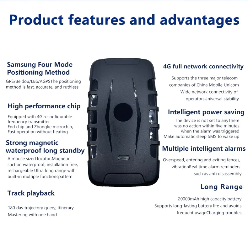 Разумная цена GPS-трекер для автомобиля Портативное устройство GPS-слежения Мини AD21