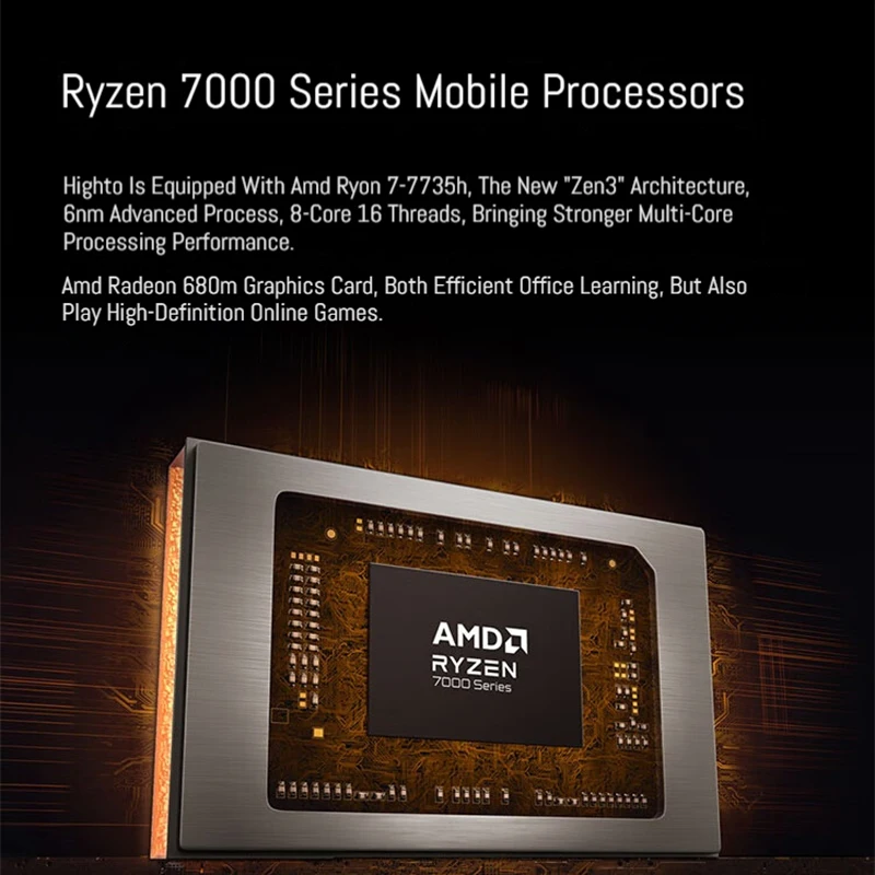 Фото Ноутбук Xiaomi Redmi Book 14 2025 Ryzen 7-7735H/R5-7535H Radeon 680M/660M RAM 16 ГБ 512 ГБ SSD 14-дюймовый экран 60 Гц Тонкий ПК для ноутбука №5