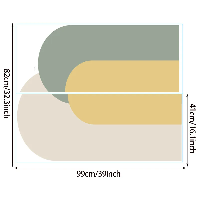 

Богемные геометрические наклейки ПВХ для стен