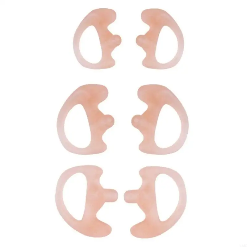 Силиконовая форма для ушей 918C наушников с акустической трубкой двустороннего