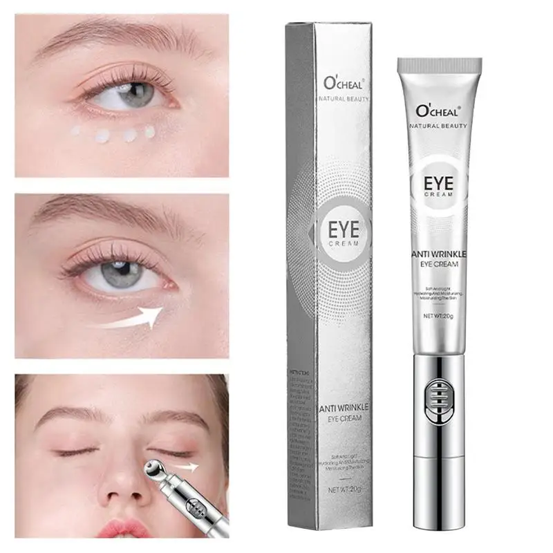 

Massage Eye Cream Anti Wrinkles Vibrance Eye Cream 20g Microcurrent Eye Vibrating Cream High-Frequency Vibration Eye Cream
