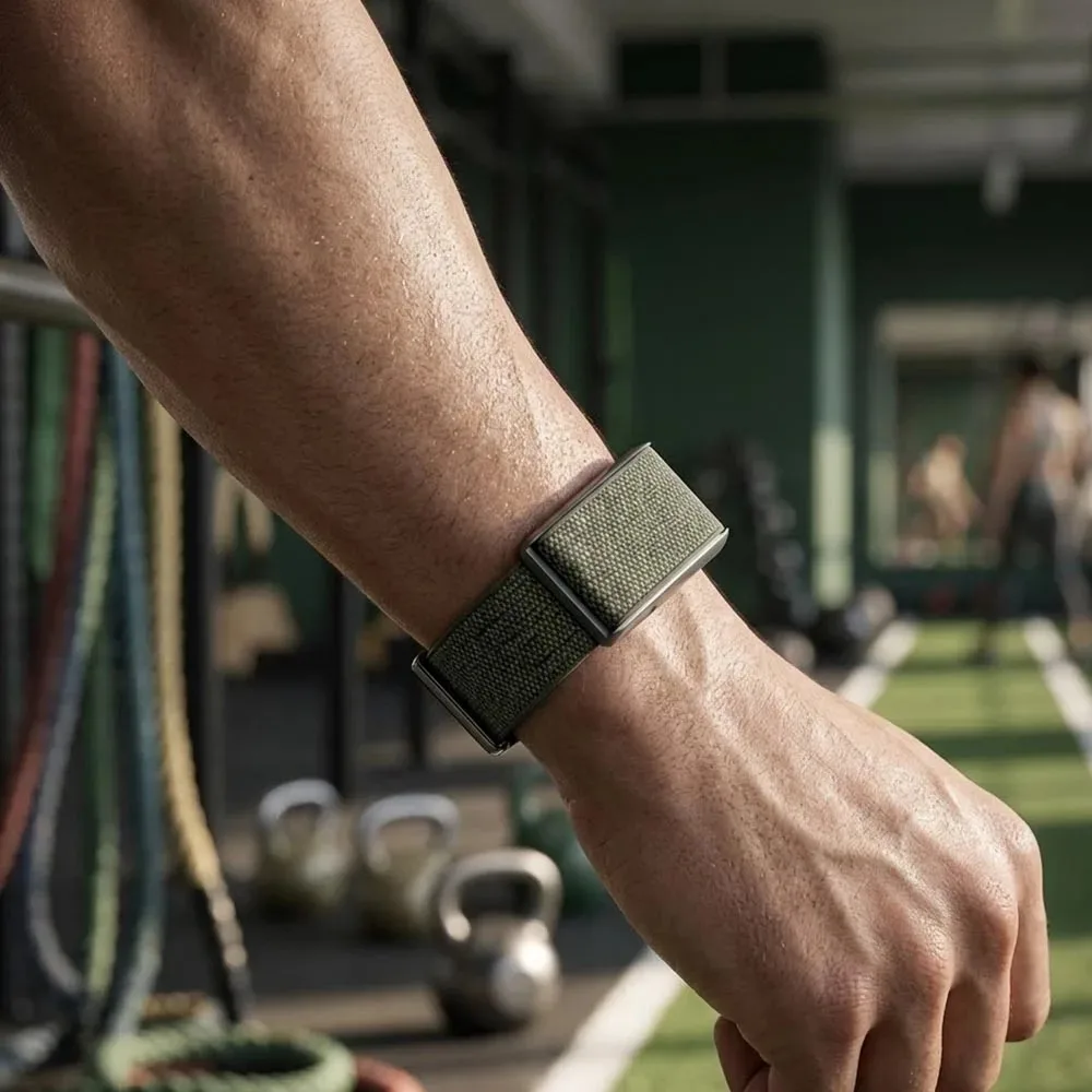 Фото Нейлоновый магнитный ремешок для Amazfit Helio, эластичная дышащая петля, регулируемый спортивный браслет для Amazfit Helio Sport №4