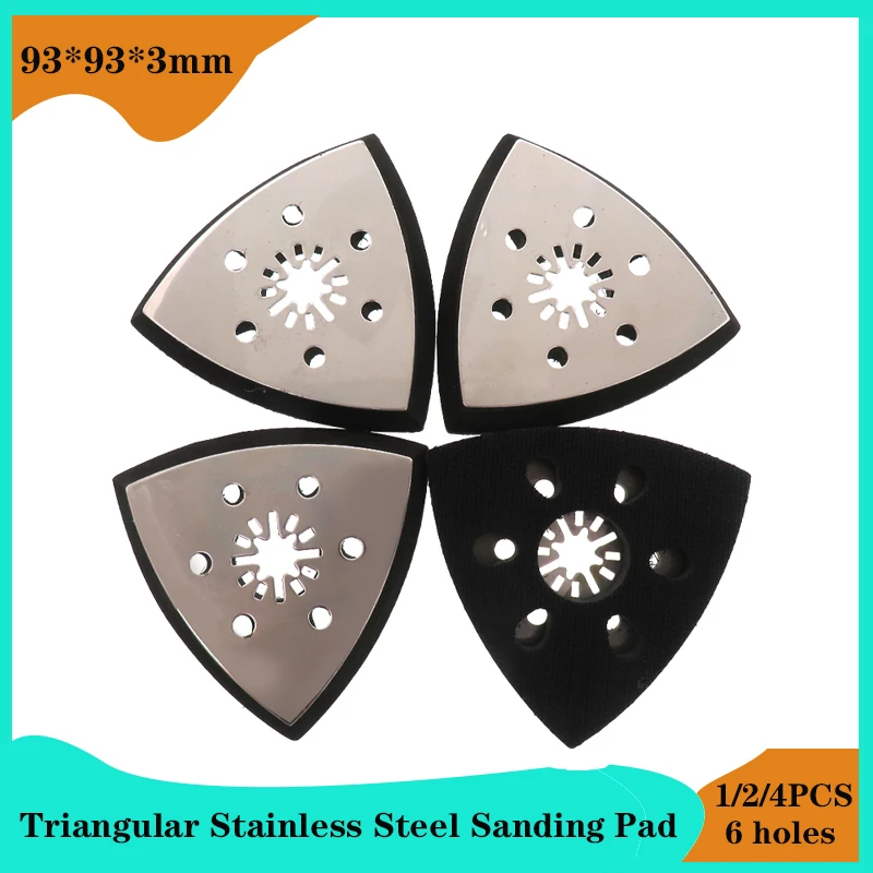 

Универсальная Треугольная Шлифовальная Подушечка 93 Мм С 6 Отверстиями Для Полировки Самоклеящегося Диска