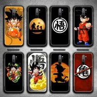 cartoon dragon ball goku phone case for redmi 9a 9 8a note 11 10 9 8 8t pro max k20 k30 k40 pro