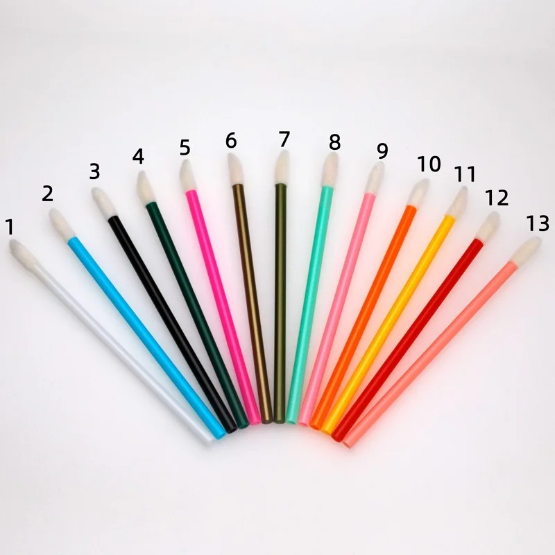 

New 100pcs Diposable Lip Brush Makeup Mascara Wands Lipstick Micro Brushes Applicators Cleaner makeup tool lash supplies