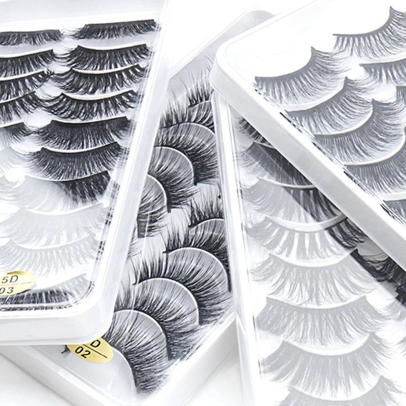 3D пушистые длинные густые ресницы объемные эффектные накладные из искусственной