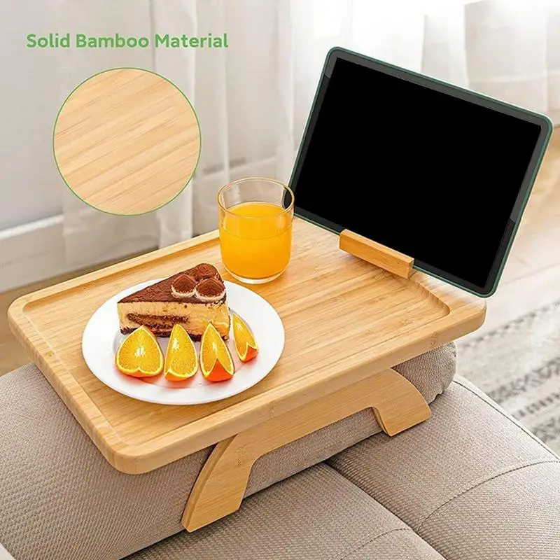 

Практичный прищепчатый диван на руку, поднос с прищепкой, стол для хранения, домашний бамбуковый деревянный столешница для хлеба, органайзе...