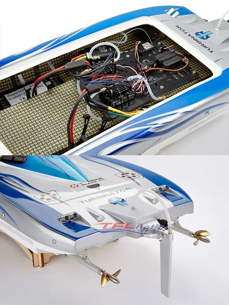 TFL Zonda Cat 1133 Catamaran 1040 мм с двумя двигателями, большой бесщеточный электрический пульт дистанционного управления, лодка ARTR, корпус из стекловолокна (art.: 3920d48ec902e) - 3920d48ec902e