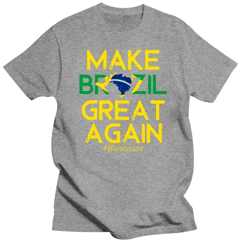 Флаг Бразилии Сделайте футболку Болсонаро снова великой