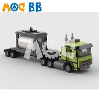 moc small tank container carrier toy compatible with le educational toys for boys and girls holiday gifts