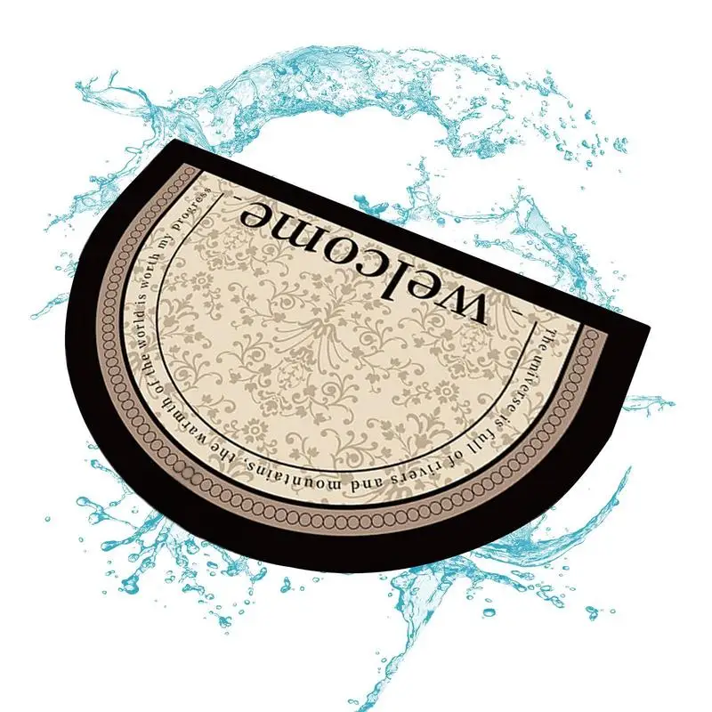 

Flower Door Mat Vintage Floral Rugs For Bedroom Retro Living Room Welcome Mat For Front Door Outside Non Slip American Style