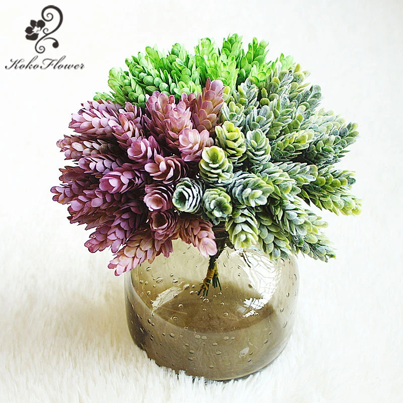 Цветок Koko 30 головок/Букет искусственных зеленых растений недорогая