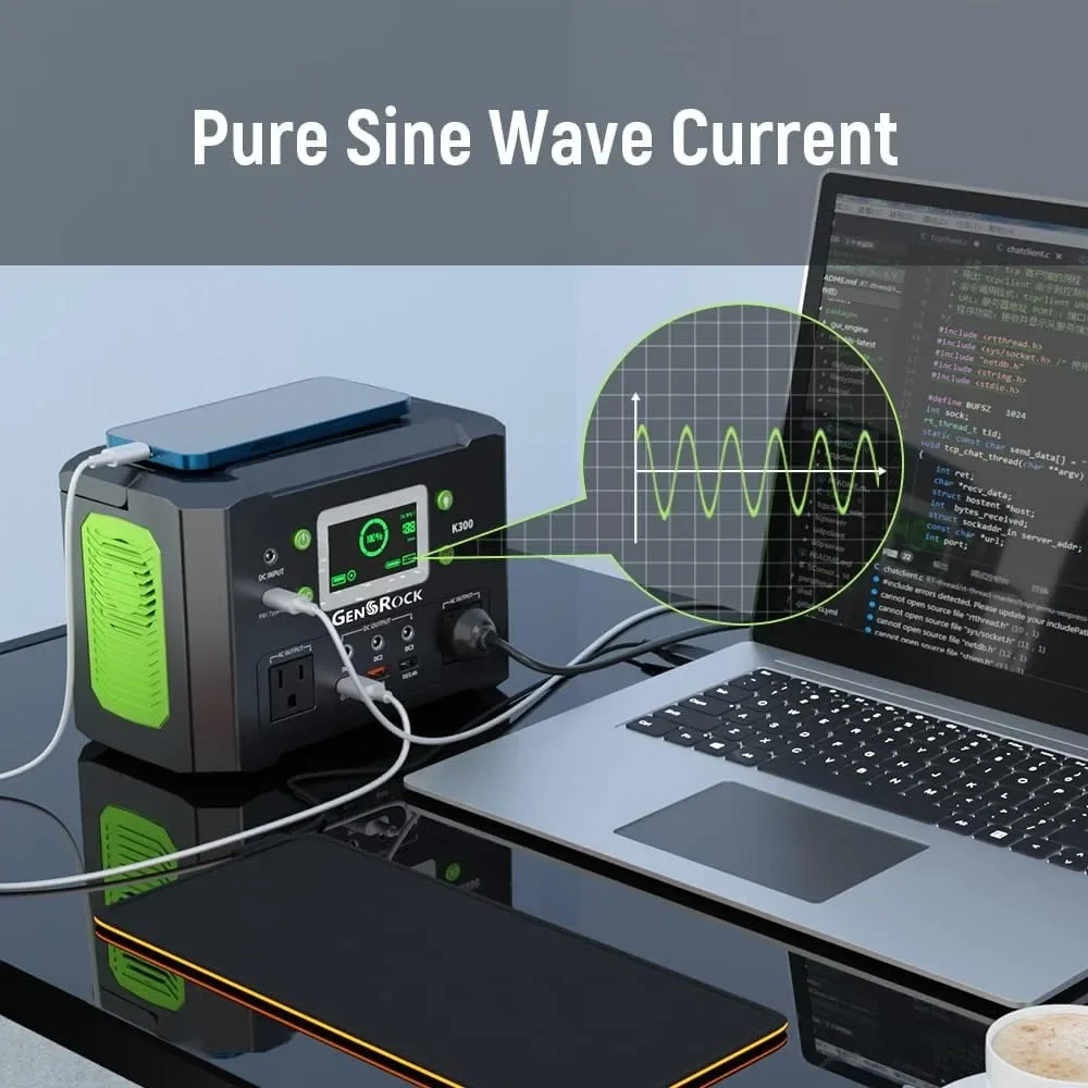 Портативная электростанция солнечный генератор чистой синусоидальной волны 110