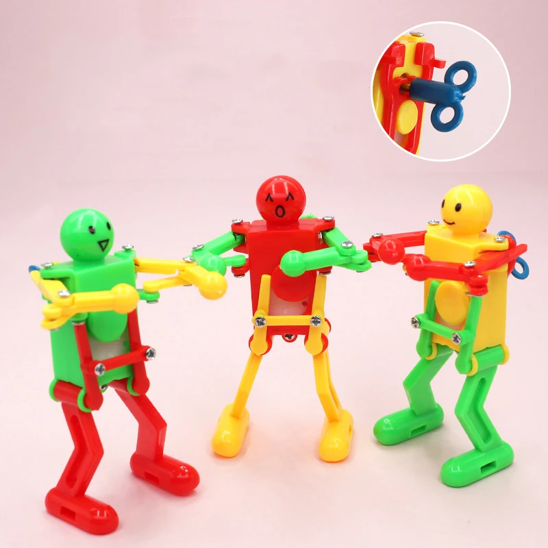 

New Creative Wind Up Toys Kids Plastic Clockwork Spring Wind-Up Dancing Robot Toy Gifts Children's Educational Toys