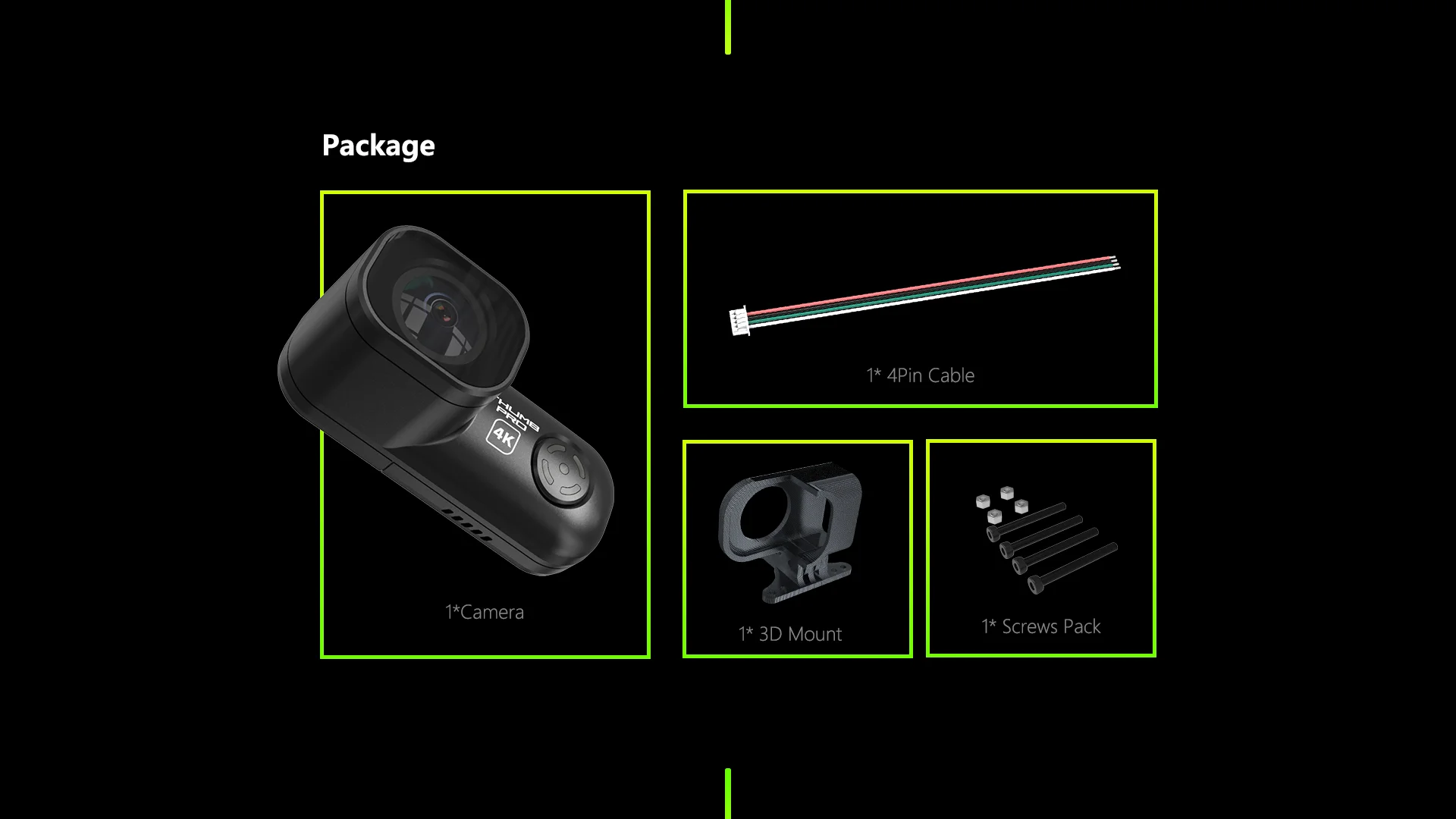 RunCam большой палец Pro 4K мини HD экшн FPV Дрон камера 16g встроенный гироскоп для