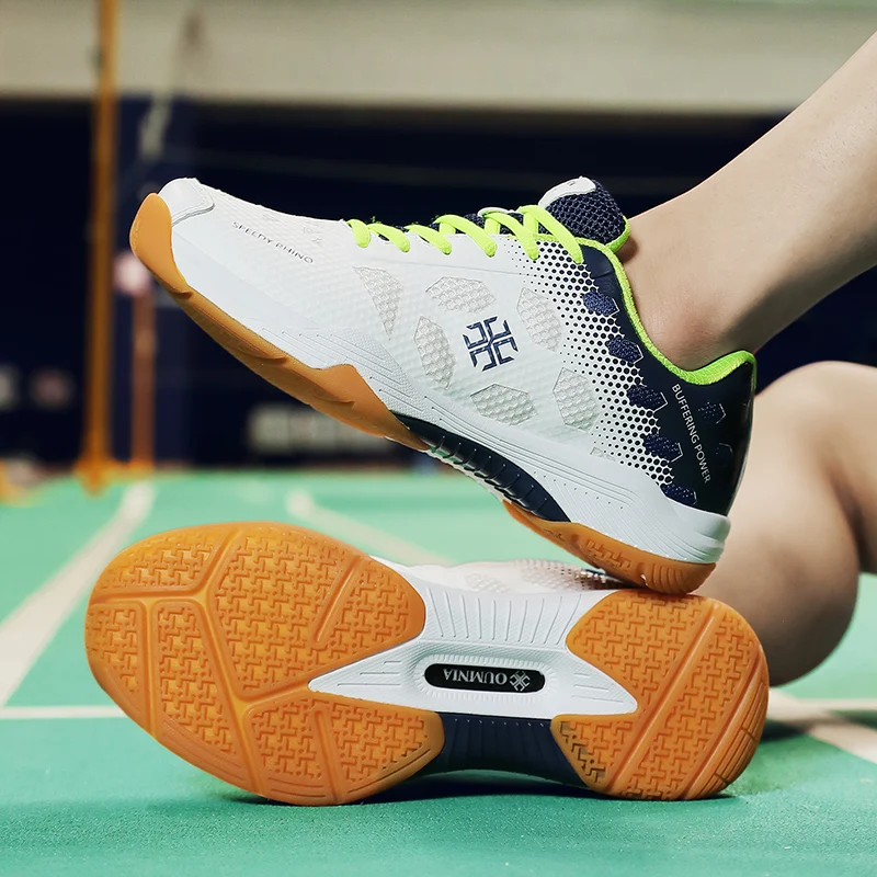 Men's Professional Tennis Shoes Indoor Badminton Anti-skid Training Sports Shoes Fitness Volleyball Sports Shoes Comfortable