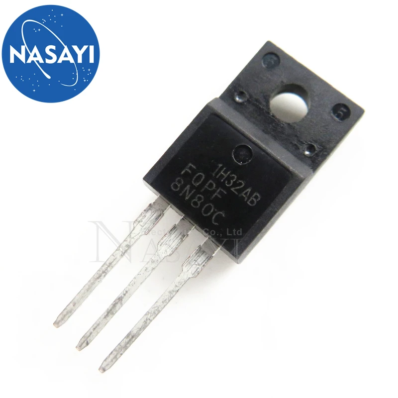 

5piece FQPF8N80C FQPF8N80 TO-220F