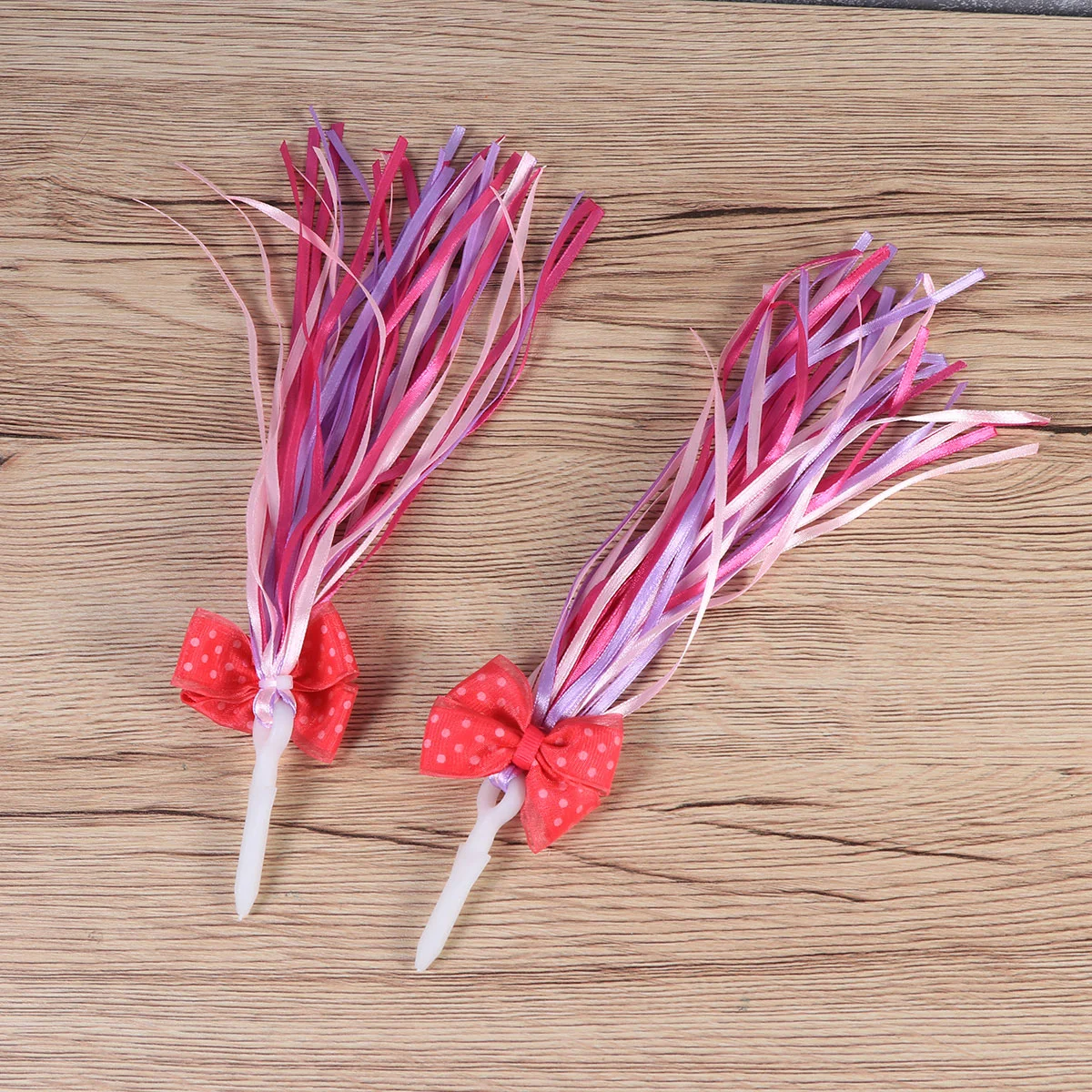 

1 Pair Tassel Ribbon with Bow Scooter Bike Handlebar Streamer Grips Tassel Girl Bike Decoration Bike Accessories for Toddler