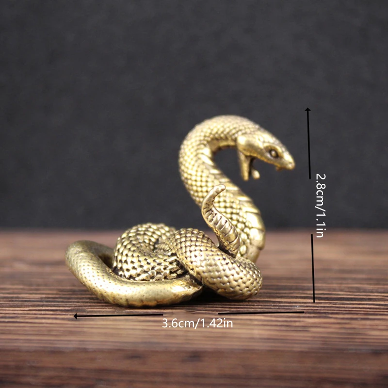 

Мини-змеи из латуни, набор из 3 штук