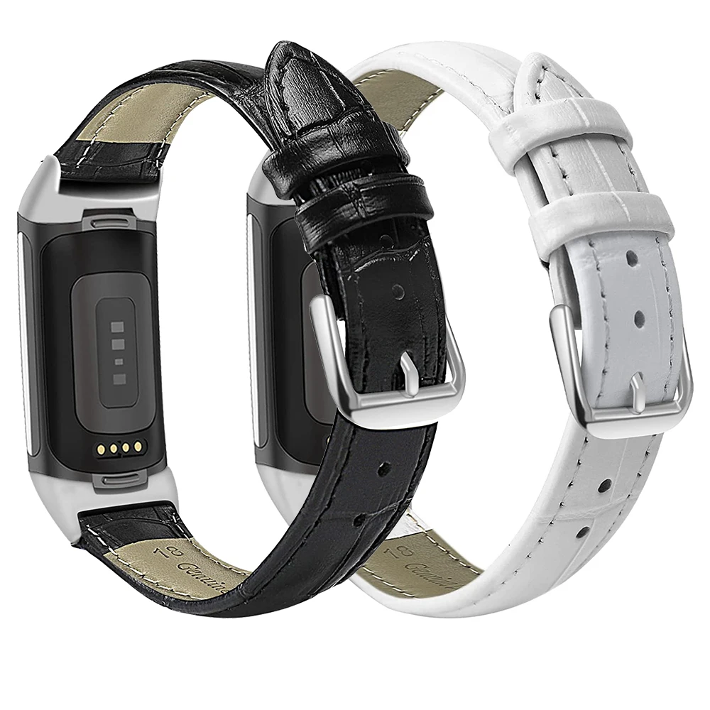 Essidi Wholesale Price Leather Band For Fitbit Charge 5 4 3 2 Watch Wrist Strap Loop For Fitbit Charge 3 4 SE Bracelet Correa