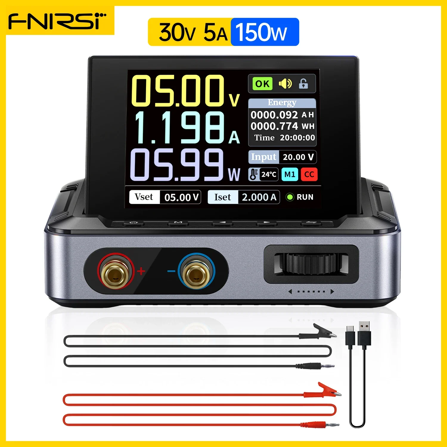 

Импульсный источник питания FNIRSI DPS-150 0-30В 0-5А
