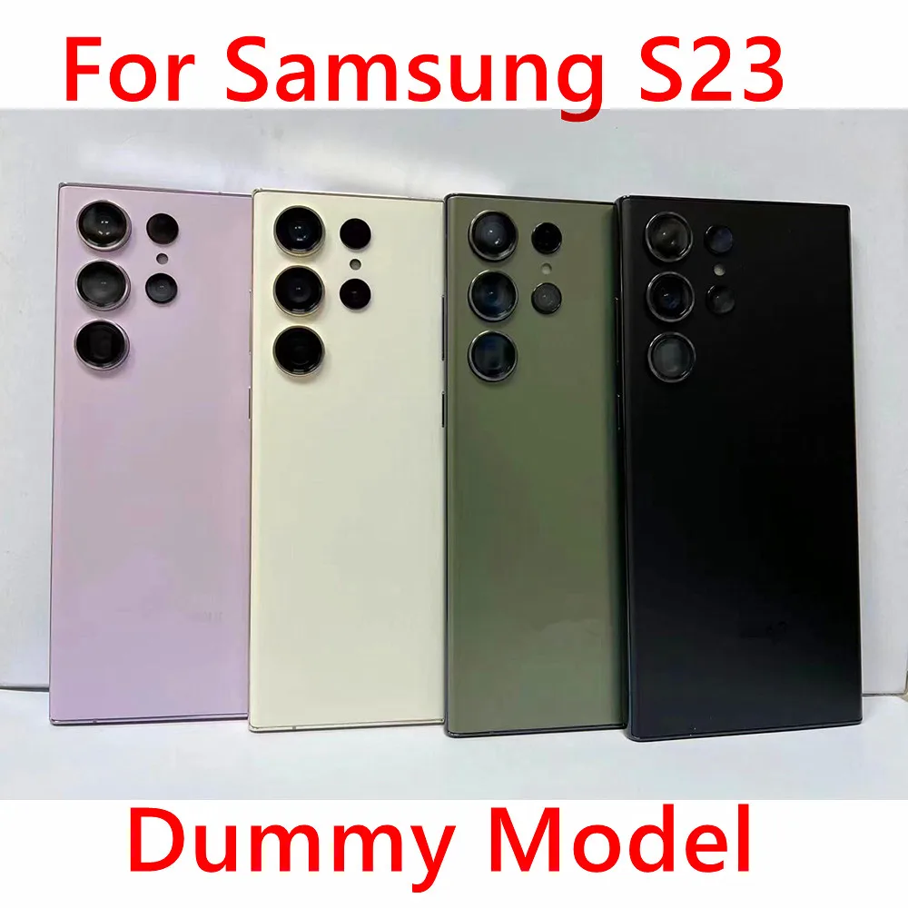 Not Working Fake Phone Model For Samsung Galaxy S23 Dummy Phone Replica Cell Phone Model Counter Display Prank Toys Prop Show
