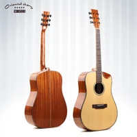 41 inch all solid acoustic guitar electric half cut away china wholesale factory hand made guitar oriental cherry w xs1