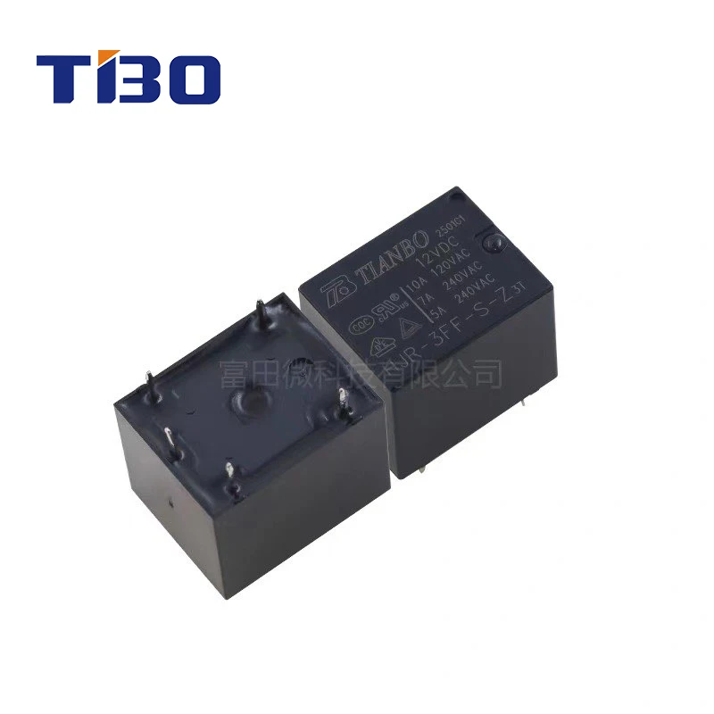 

5 шт. реле TIANBO HJR-3FF-S-H HJR-3FF-S-Z-05VDC 12VDC 24VDC 10A 4-контактный 5-контактный совместимый SRD-12VDC-SL-C T73 5 В 12 В 24 В силовое реле