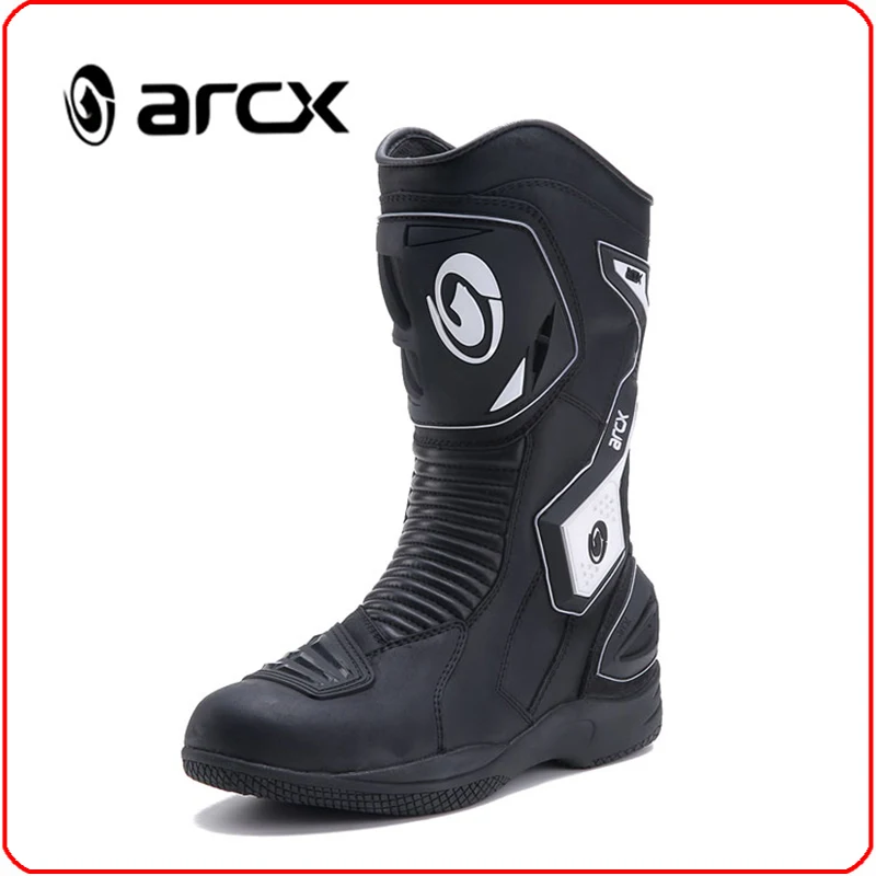 Ботинки ARCX мужские для мотогонок водонепроницаемая защитная обувь верховой езды