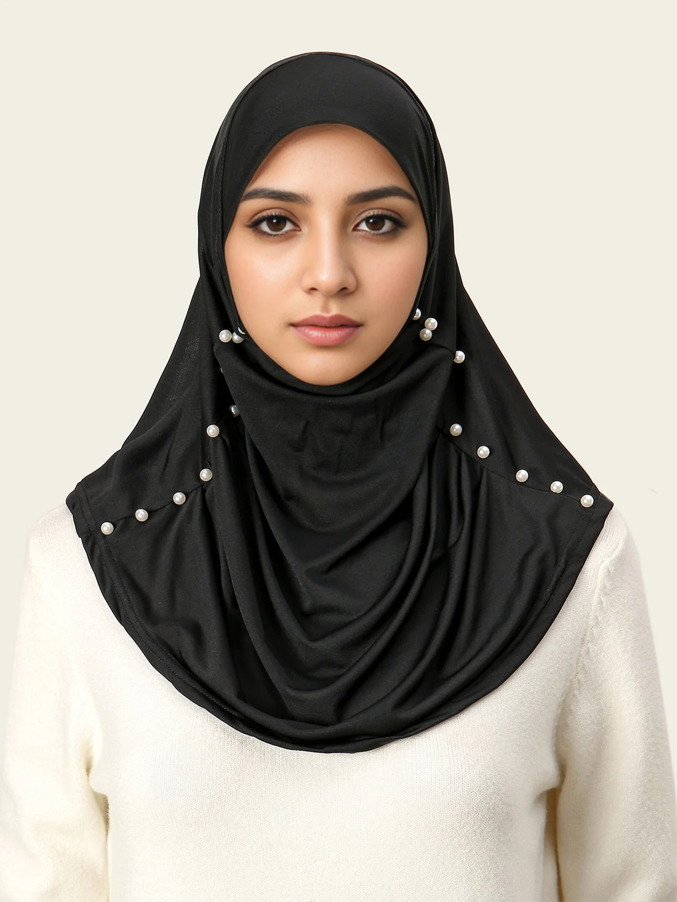 Новинка оптовая продажа повязка на голову для мгновенного ношения хиджаб с