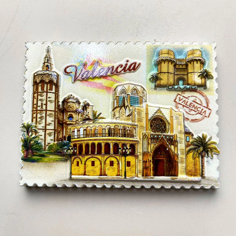 Валенсия 3D магниты на холодильник дорожные сувениры декоративные