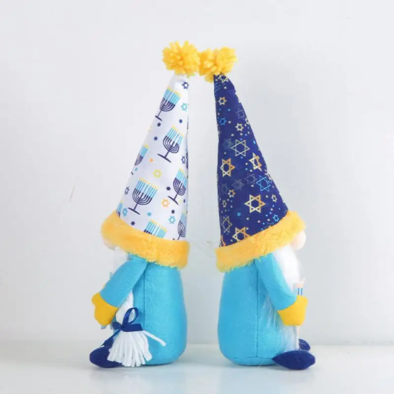 Ханука гномы декор для дома еврейские подарки Chanuka украшения еврейский меноры