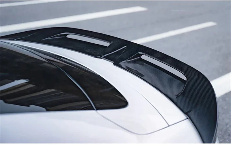 Спойлер из настоящего углеродного волокна для Porsche Taycan 2019 2020 2021 2022 2023