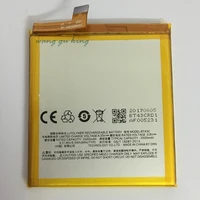 100 original backup new bt43c battery 2450mah for meizu m2 note battery in stock with tracking number