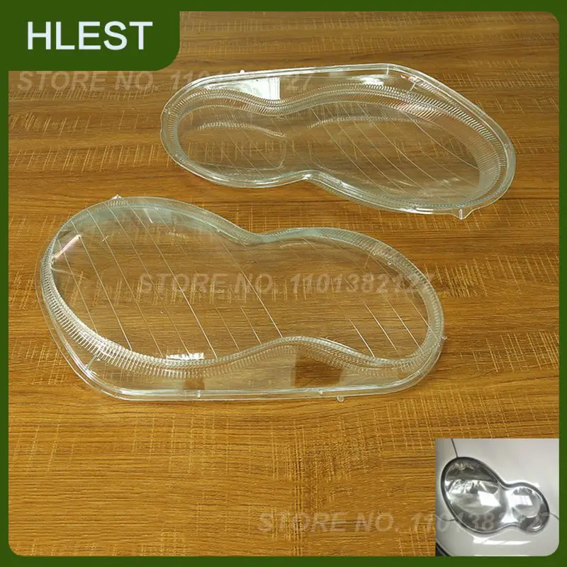 

L+R Headlight Lens Plastic Shell Cover For Mercedes Benz W203 C-Class 2000-2004 Dustproof And Waterproof Shell