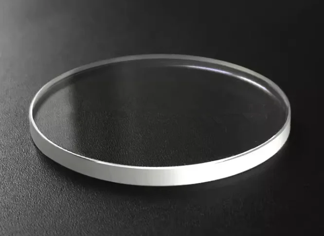 

MDV-106 Flat Mineral Glass Replacement 32.7mm x 2.7mm Blue/Red AR Coating