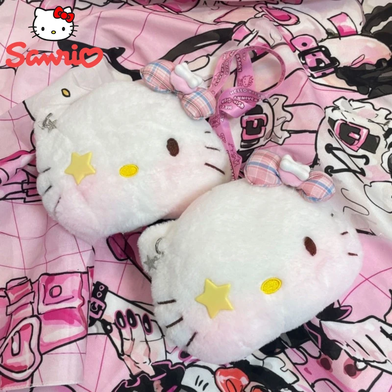 

Женская плюшевая сумка Y2k, милая сумка через плечо, мультяшная плюшевая кукла, плюшевые кошельки для маленьких девочек, мягкий рюкзак с животными, подарок