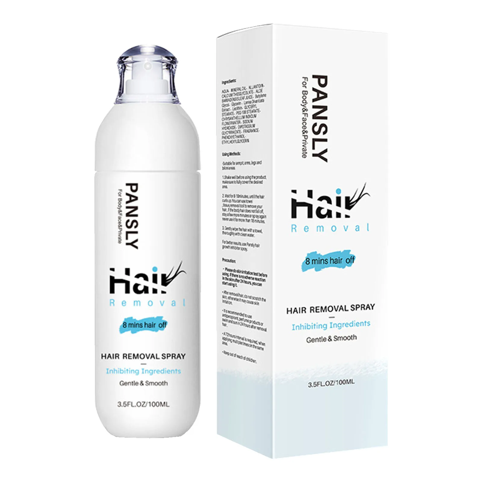 

Body Hair Remover Spray Effective Hair Removal Inhibitor 100ml Body Hair Removal Spray Painless Gentle Hair Remover Spray