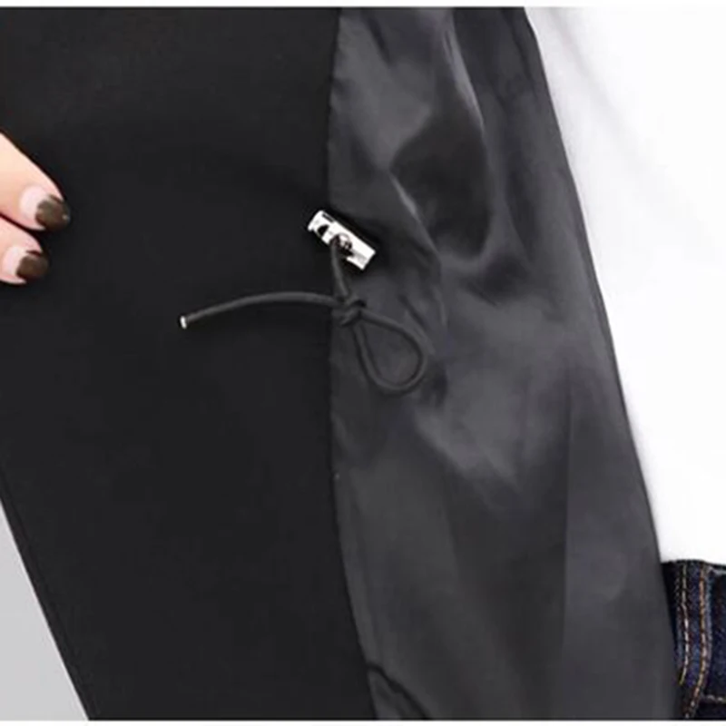 Женский жилет черный женский топ с отложным воротником без рукавов модный