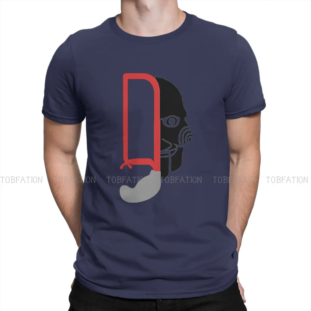 

Saw Horror Film Men's TShirt Billy The Puppet Essential Fashion T Shirt Harajuku Sweatshirts Hipster