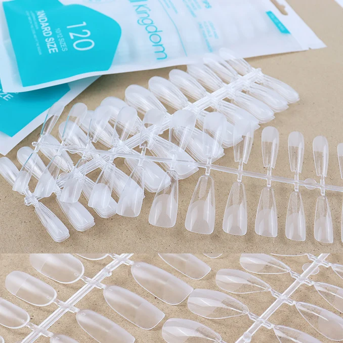 120 шт. накладные ногти в форме миндаля без следов