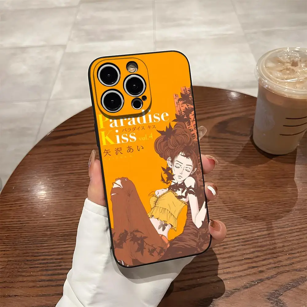 Anime Paradise Kiss Miwako Phone Case For 15 Pro Max Iphone 14 16 12 Plus 13 11 Xr X Xs 8 7 Silicone Cover